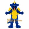 Blue Dragon with Yellow Wings Mascot Costume