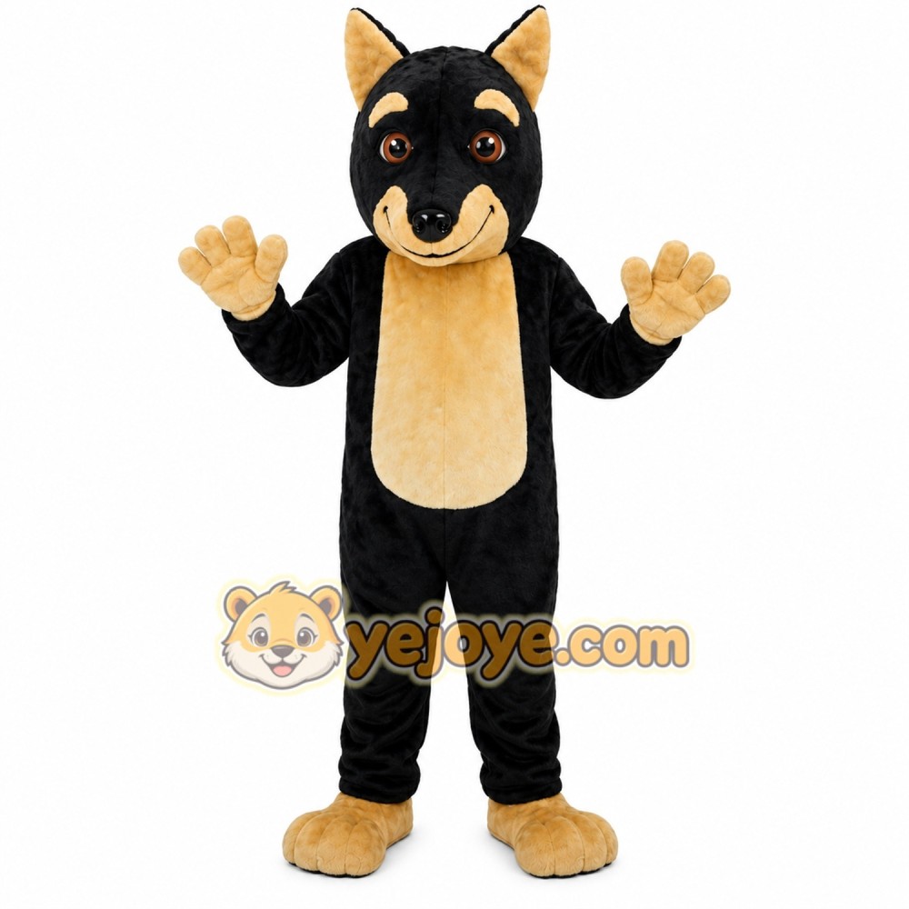 Doberman Dog Mascot Costume Doberman Dog Mascot Costume