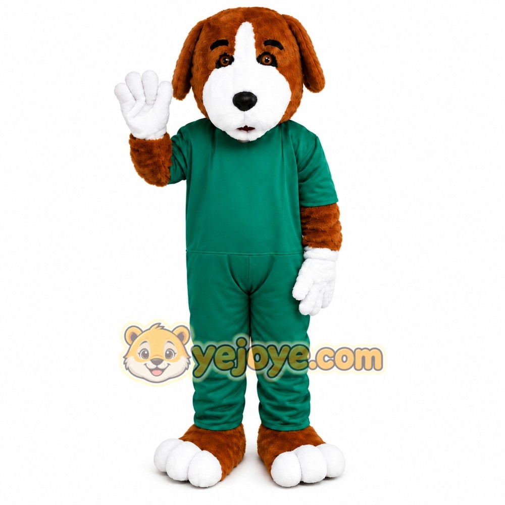 Doctor Dog Mascot Costume Doctor Dog Mascot Costume