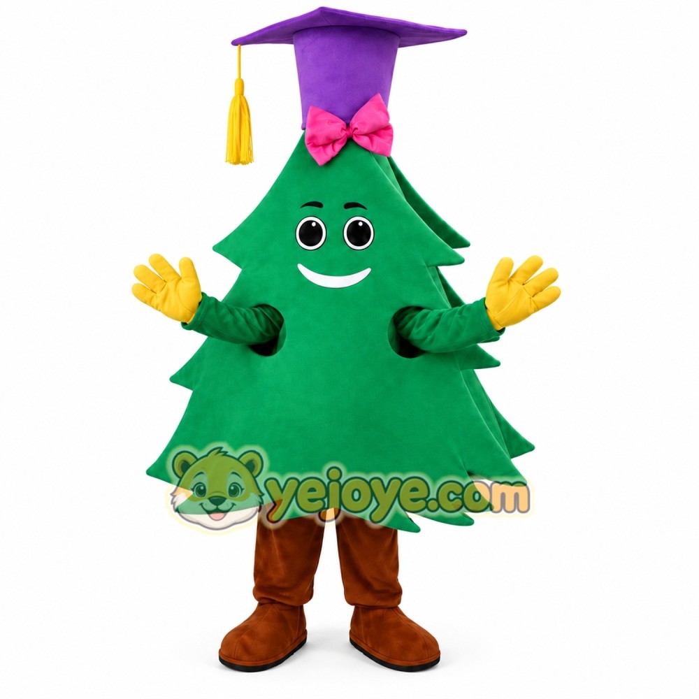 Doctor Tree Mascot Costume Doctor Tree Mascot Costume