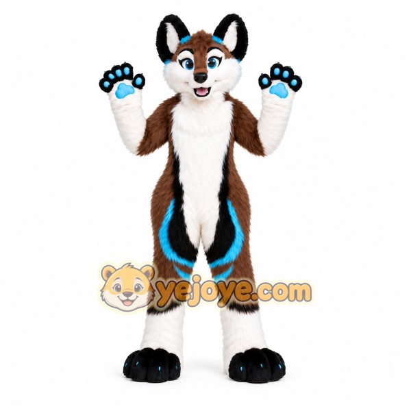 Dog Fox Wolf Girl Fursuit Costumes Animal Mascot for Adults