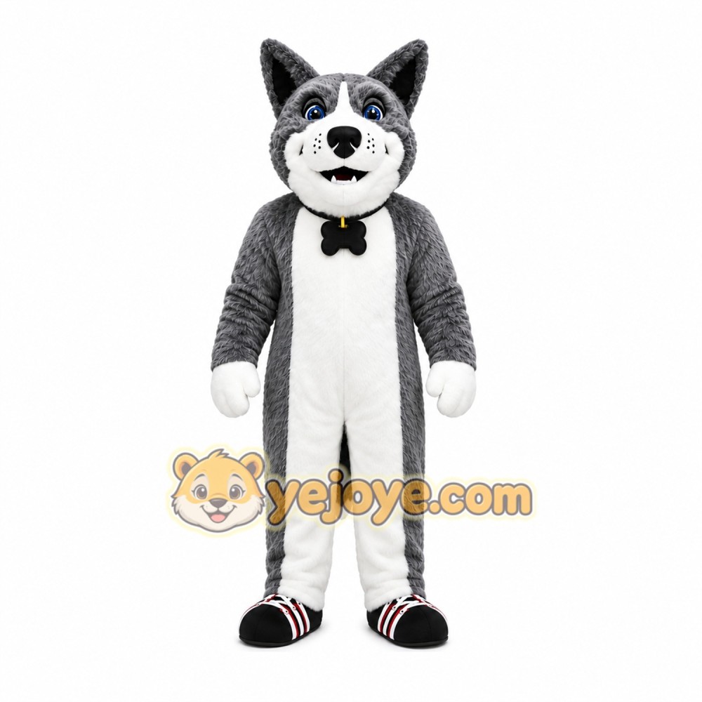 Dog Husky Mascot Costume Dog Husky Mascot Costume