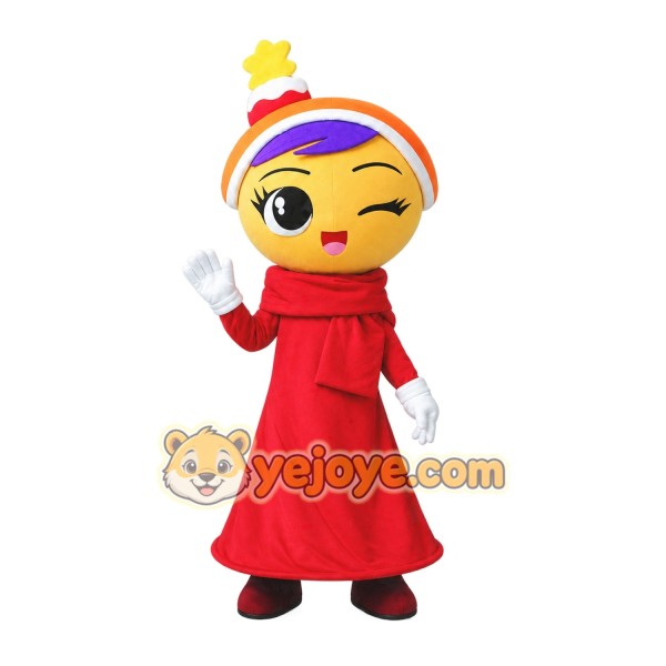 Doll Girl Mascot Costume