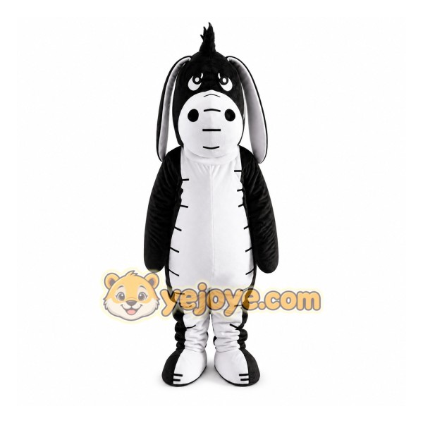 Donkey Mascot Costume Cartoon Character