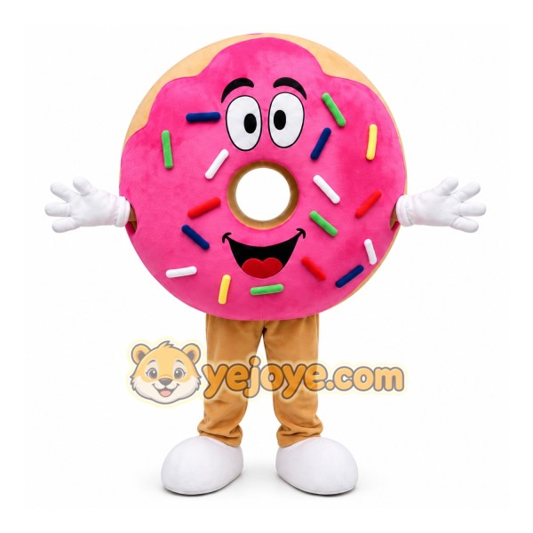 Donut Mascot Costume Pancake Food Donut Mascot Costume Pancake Food
