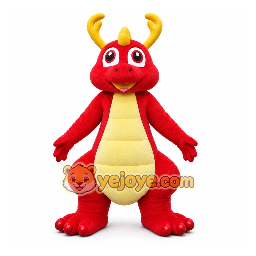 Dragon Mascot Costume Green Red Pink Blue Dinosaur Costumes Dragon Mascot Costume Green Red Pink Blue Dinosaur Costumes