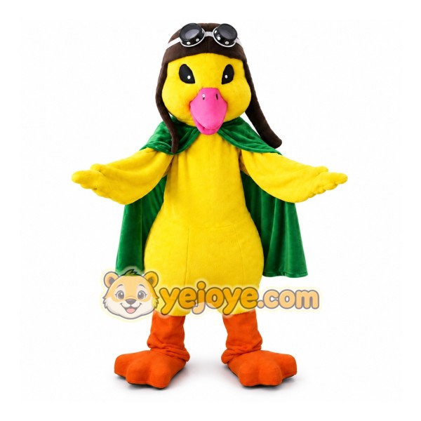 Duck Pilot Mascot Costume Duck Pilot Mascot Costume