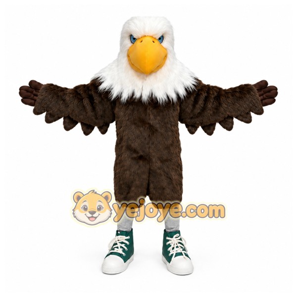 Eagle Mascot Costume Plush Falcon _ Hawk