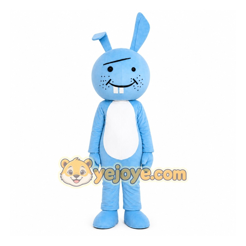 Easter Bunny Bug Blue Suit Rabbit Mascot Costume Easter Bunny Bug Blue Suit Rabbit Mascot Costume