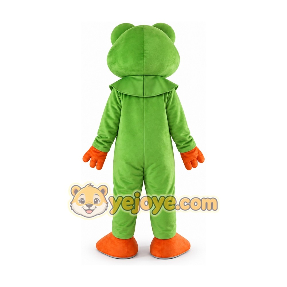 Adult Big Eyes Frog Mascot Costume Adult Big Eyes Frog Mascot Costume