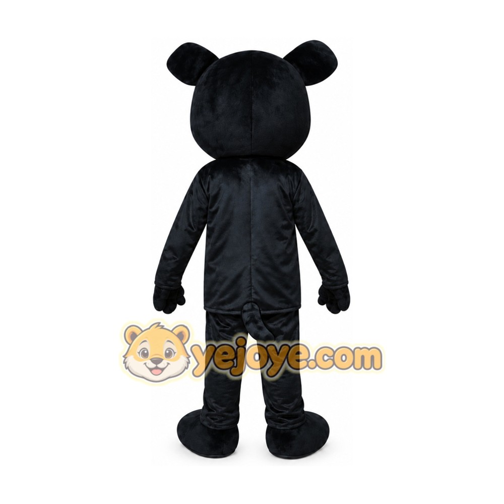 Adult Black Suit Dog Mascot Costume Adult Black Suit Dog Mascot Costume