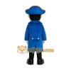 Adult Blue Soldier Mascot Costume