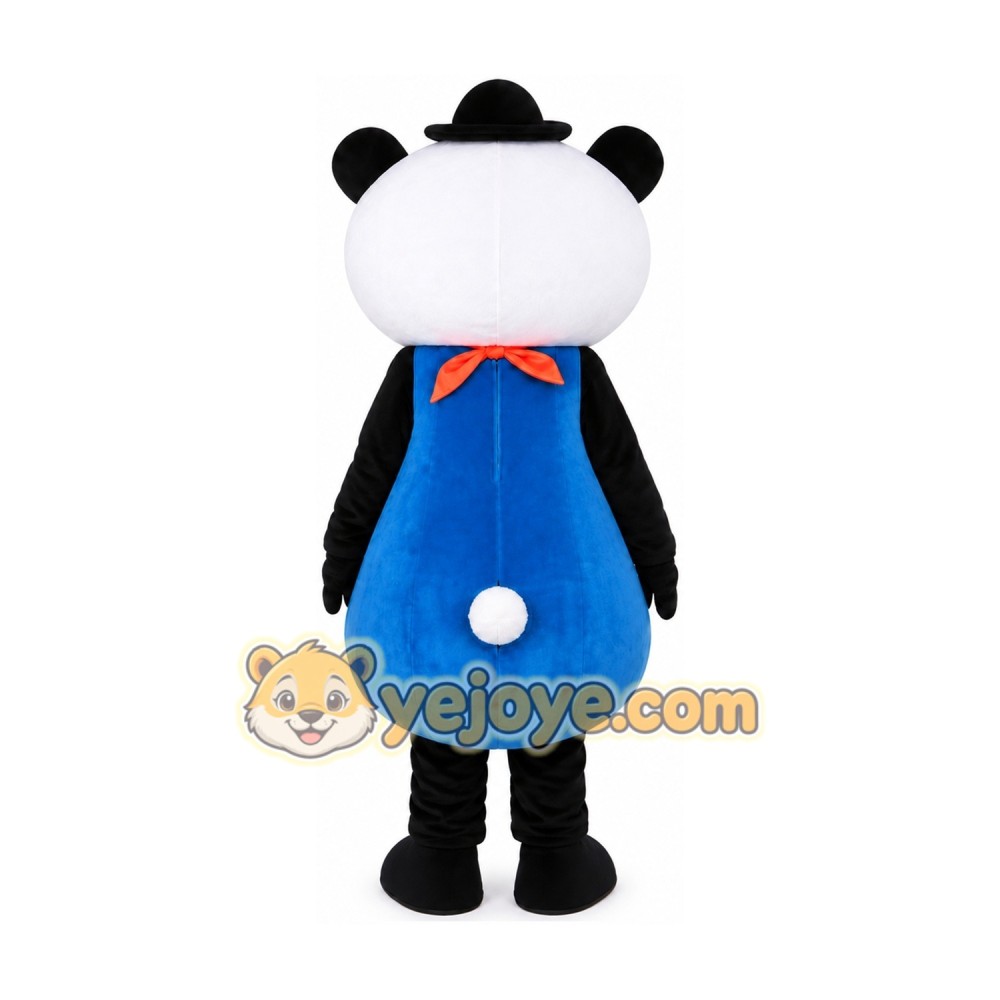 Adult Cartoon Character Blue Panda Mascot Costume Adult Cartoon Character Blue Panda Mascot Costume