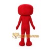Adult Cartoon Red Big Mouth Doll Mascot Costume