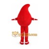 Adult Cartoon Red Blood Drop Mascot Costume Adult Cartoon Red Blood Drop Mascot Costume