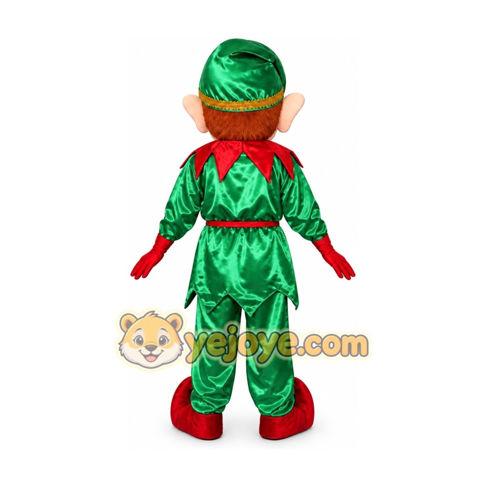 Adult Christmas Elf Mascot Costume Adult Christmas Elf Mascot Costume