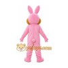 Adult Pink Bunny Rabbit Mascot Costume