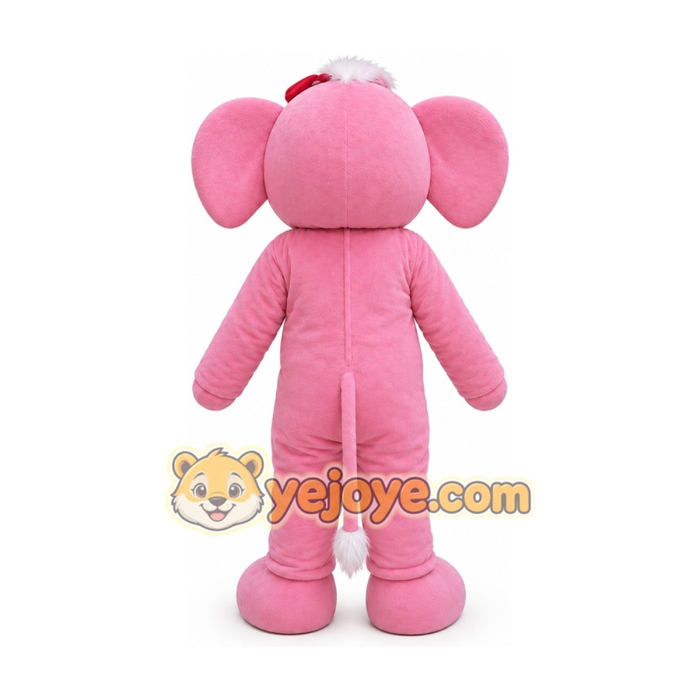 Adult Pink Elephant Mascot Costume Adult Pink Elephant Mascot Costume