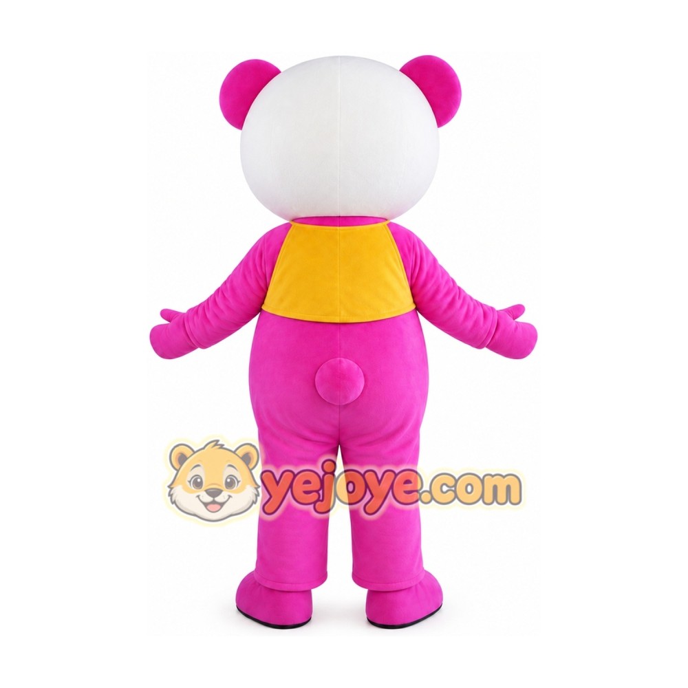 Adult Pink Panda Mascot Costume Adult Pink Panda Mascot Costume