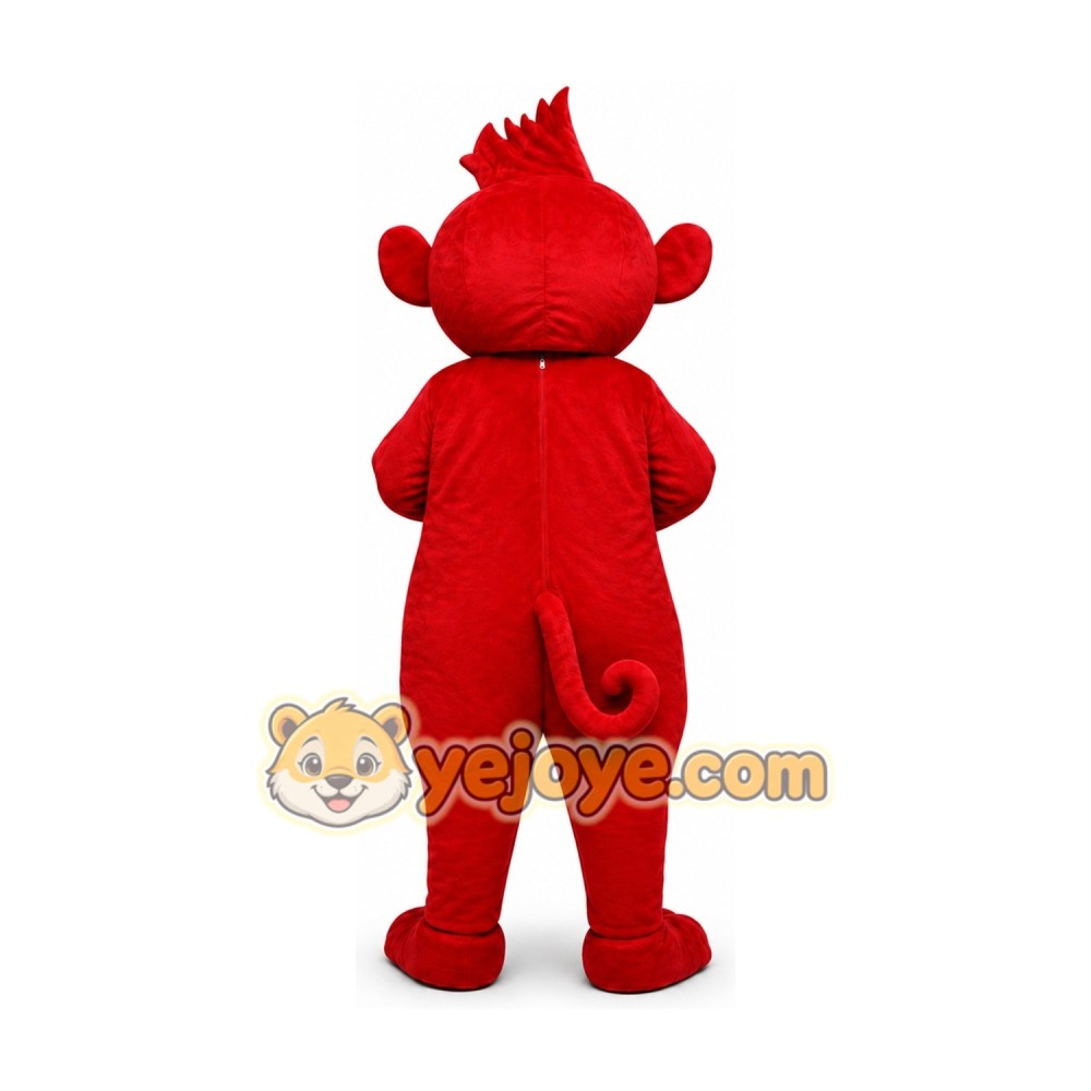 Adult Red Suit Monkey Mascot Costume Adult Red Suit Monkey Mascot Costume