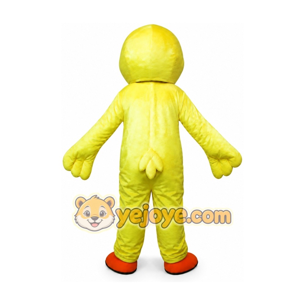 Adult Yellow Chicken Mascot Costume Adult Yellow Chicken Mascot Costume