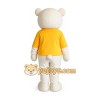 Adult Yellow Coat Bear Mascot Costume Adult Yellow Coat Bear Mascot Costume