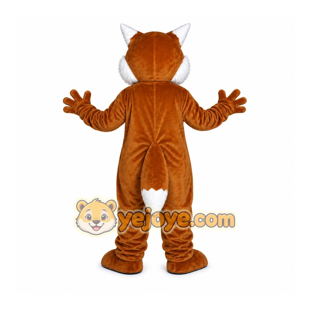 Fox Brown Husky Dog Mascot Costume Fox Brown Husky Dog Mascot Costume