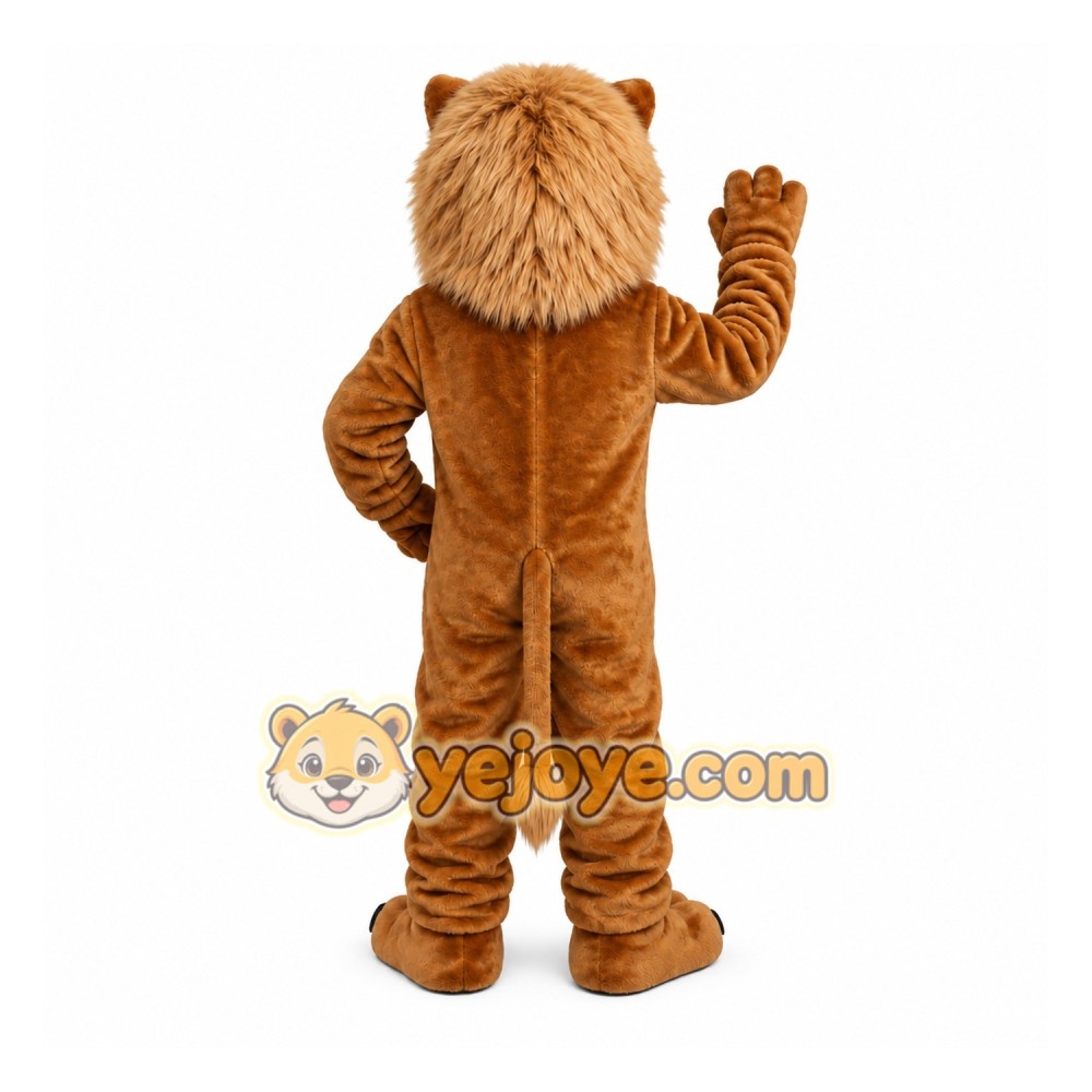 Friendly Lion Mascot Costume
