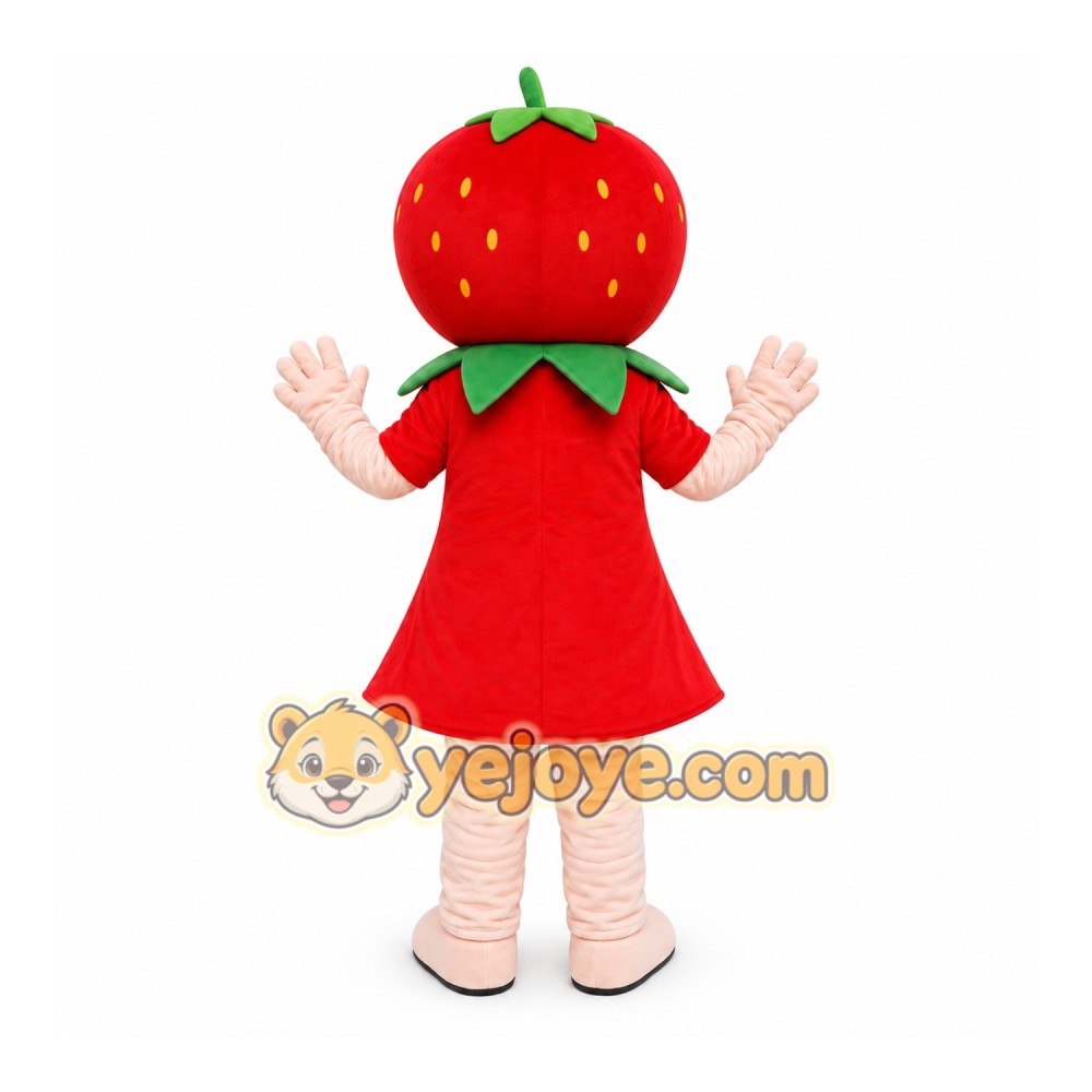Fruit Strawberry Girl Mascot Costumes Fruit Strawberry Girl Mascot Costumes