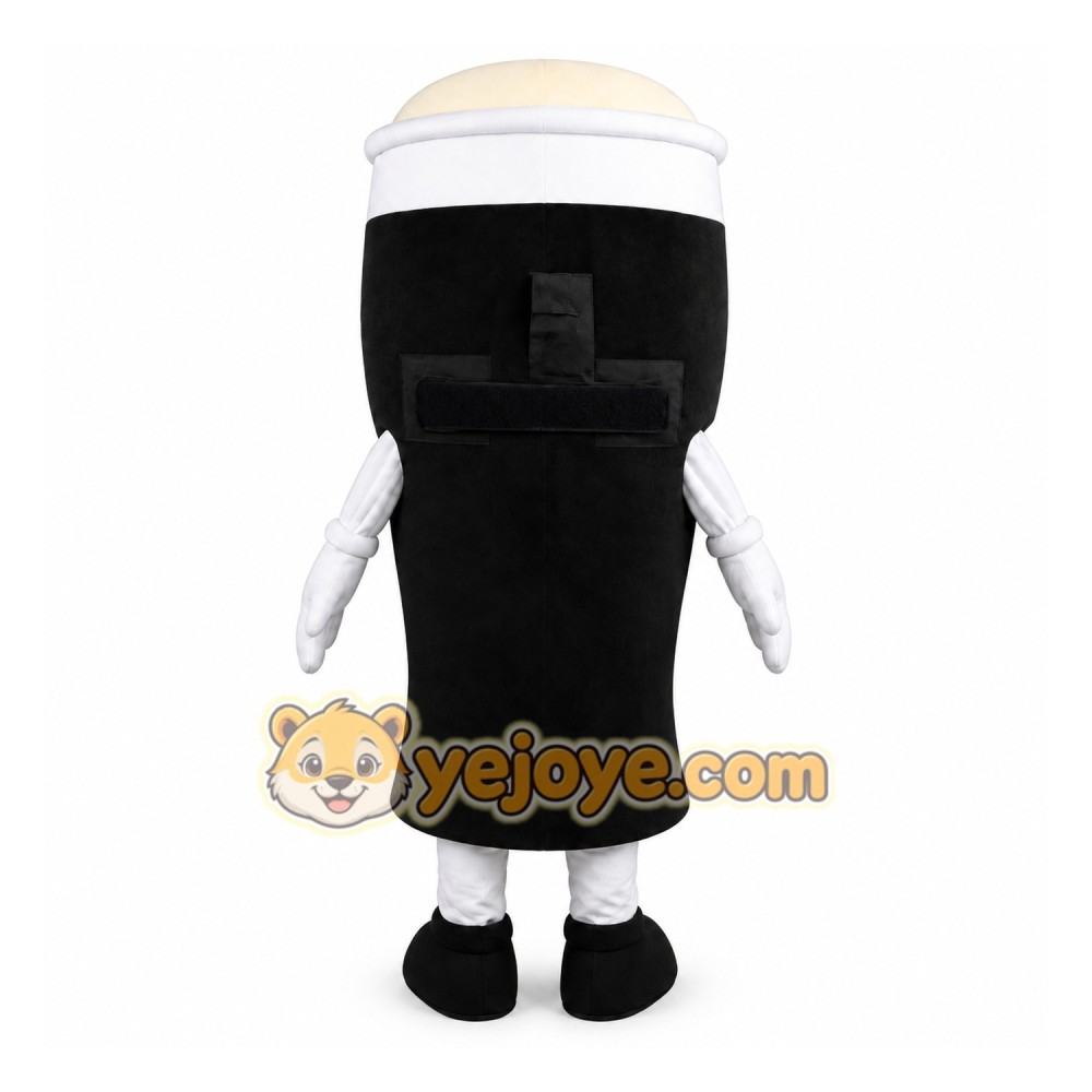 Funny Black Beer Cup Mascot Costume Funny Black Beer Cup Mascot Costume