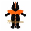 Funny Black Dinosaur Mascot Costume