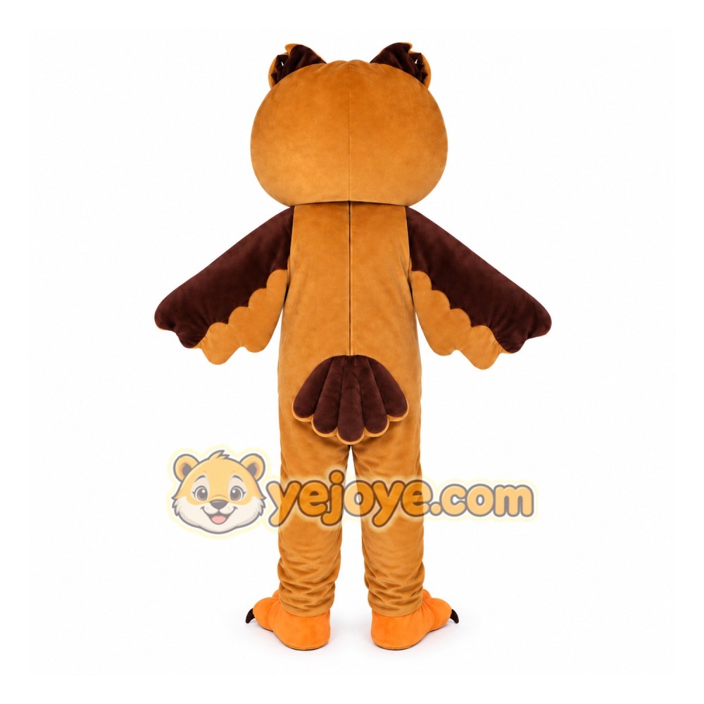 Funny Brown Owl Mascot Costume Funny Brown Owl Mascot Costume