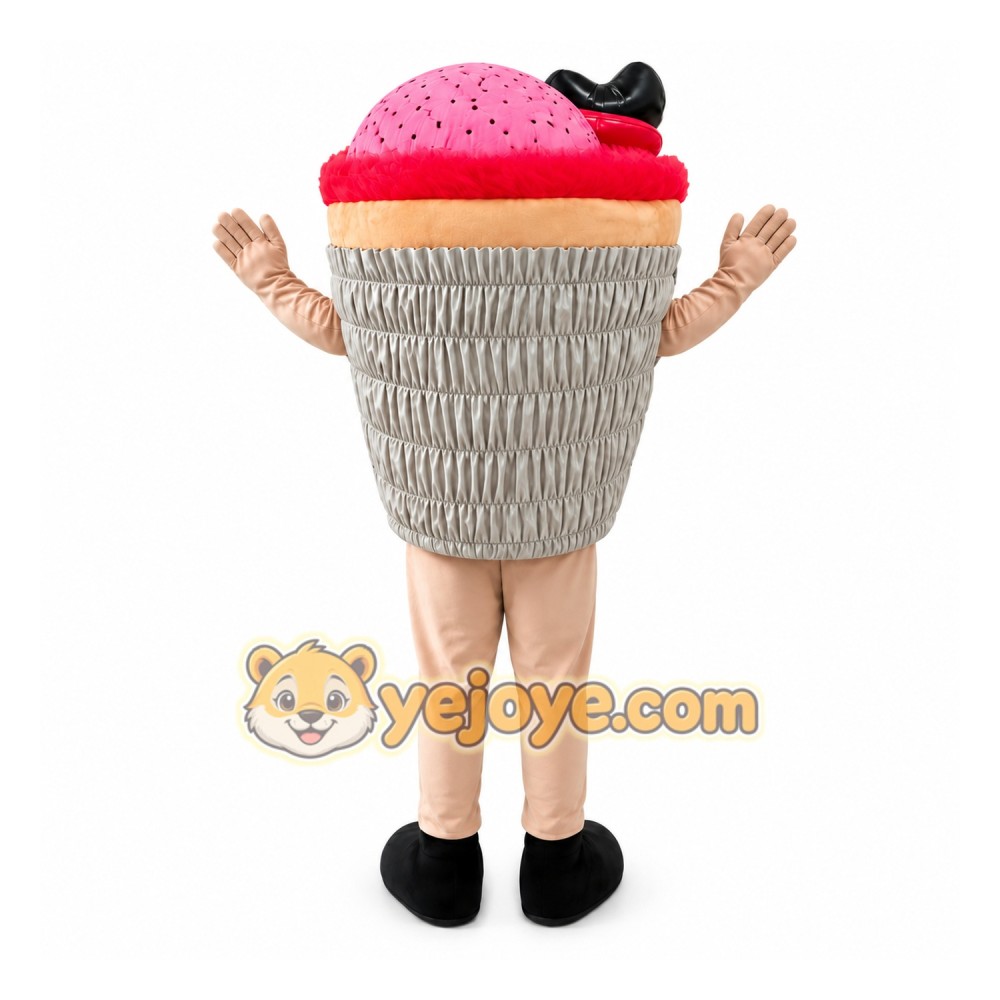 Funny Cake Mascot Costume Funny Cake Mascot Costume