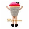 Funny Cake Mascot Costume Funny Cake Mascot Costume