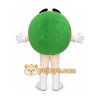 Funny Green M M Bean Mascot Costume Funny Green M M Bean Mascot Costume