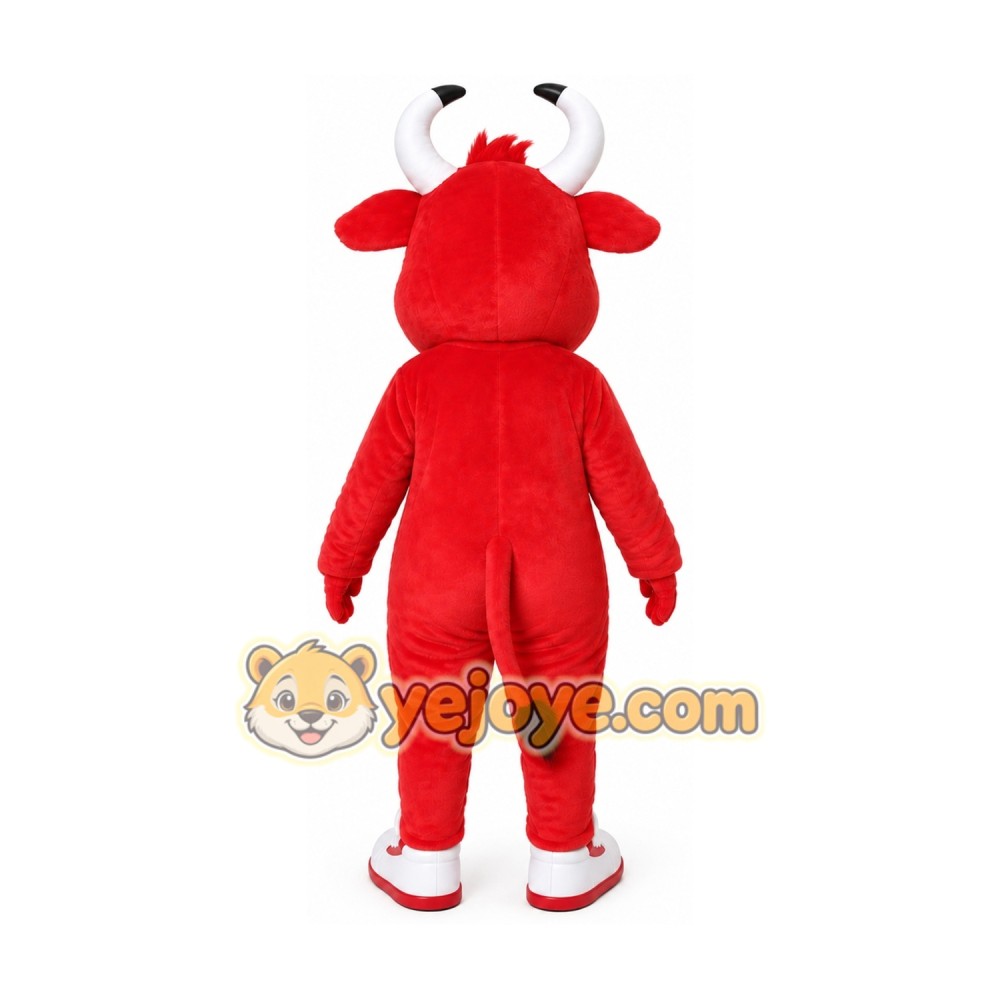 Funny Red Bull Mascot Costume for Sports Funny Red Bull Mascot Costume for Sports