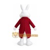 Funny White Easter Bunny Rabbit Mascot Costume Funny White Easter Bunny Rabbit Mascot Costume