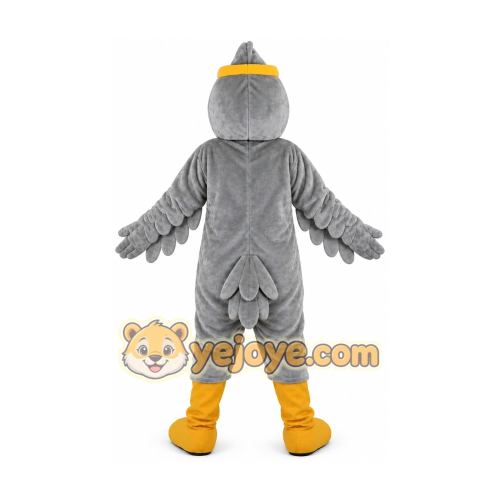 Ggrey Eagle Mascot Costume for Adult