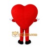 Giant Red Heart Mascot Costume