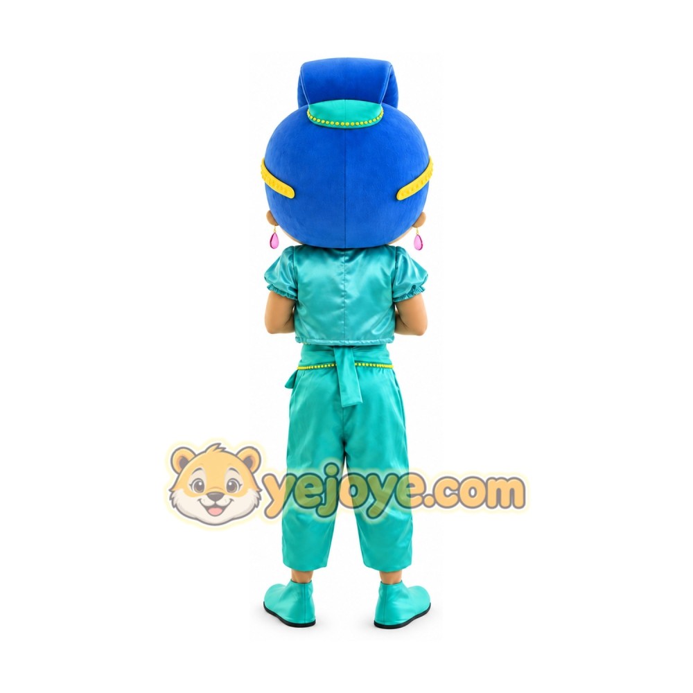Giant Shine Genie Shimmer Shine Mascot Costume Giant Shine Genie Shimmer Shine Mascot Costume