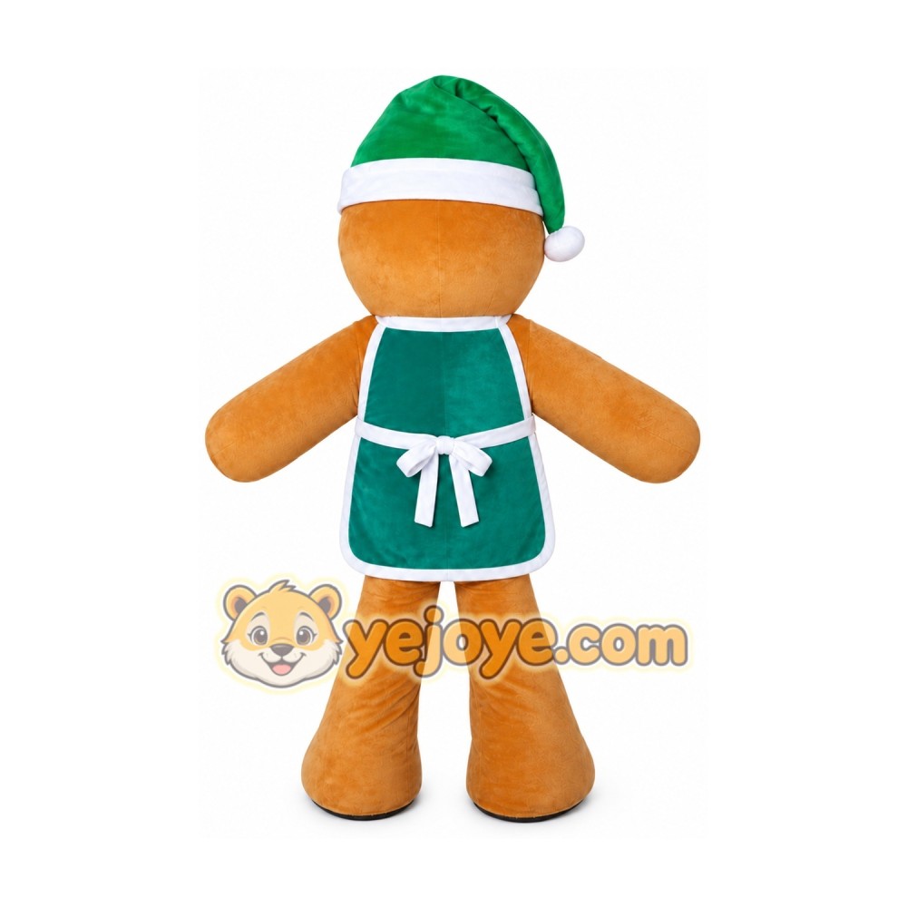 Gingerbread Boy Mascot Costume for Adult