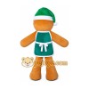Gingerbread Boy Mascot Costume for Adult