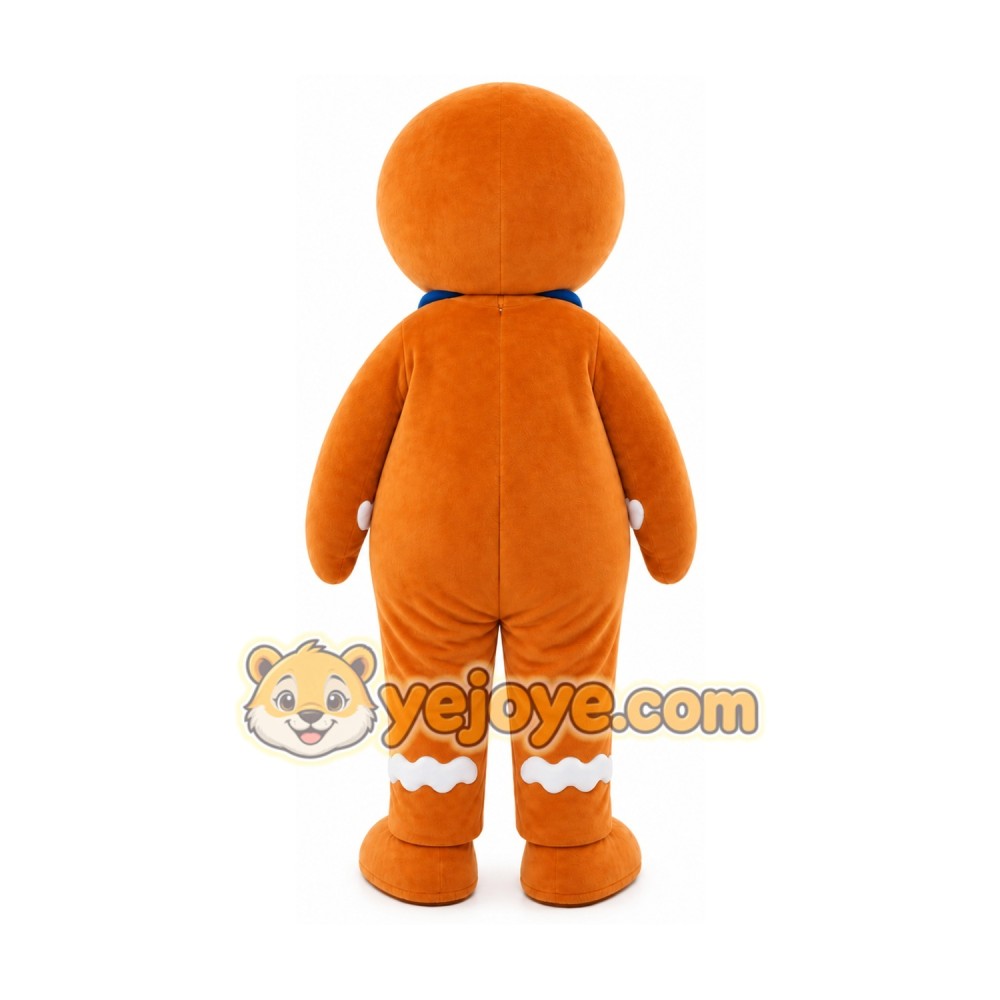 Gingerbread Man Adult Cartoon Mascot Costume