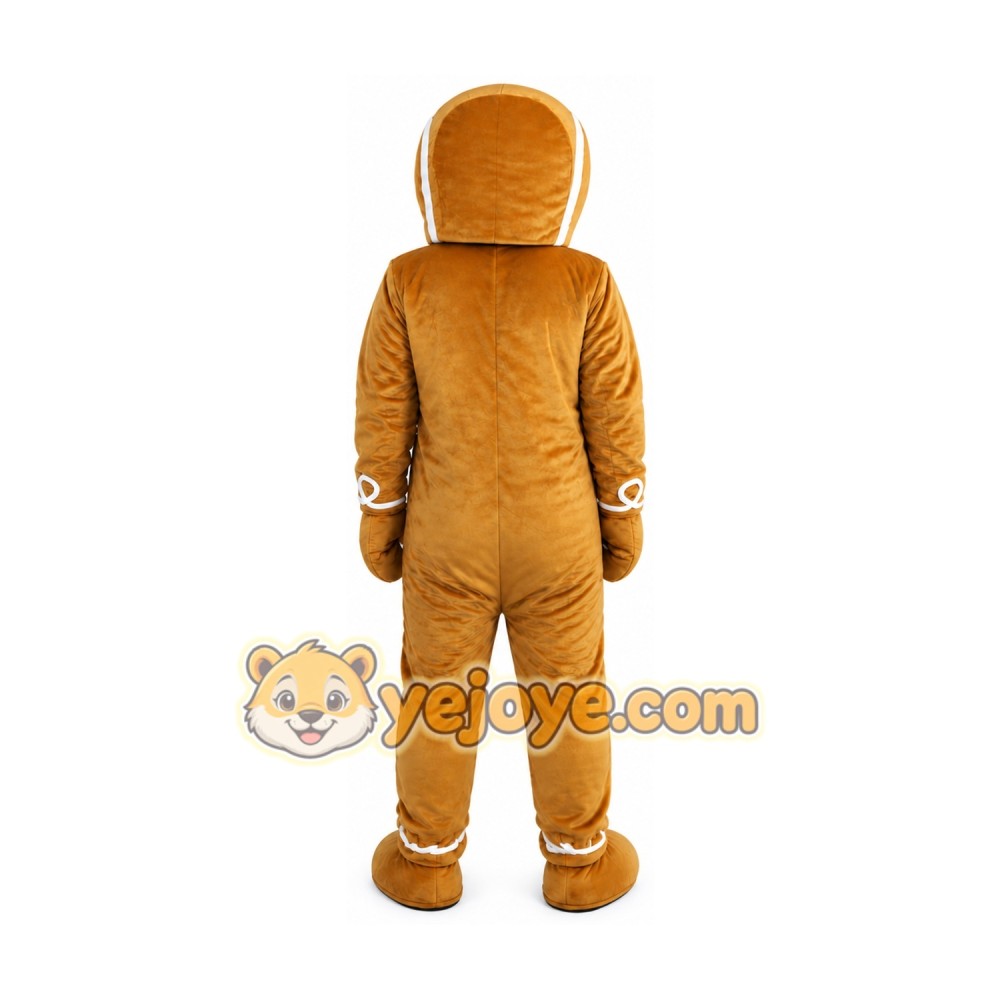 Gingerbread Man Animal Mascot Costume