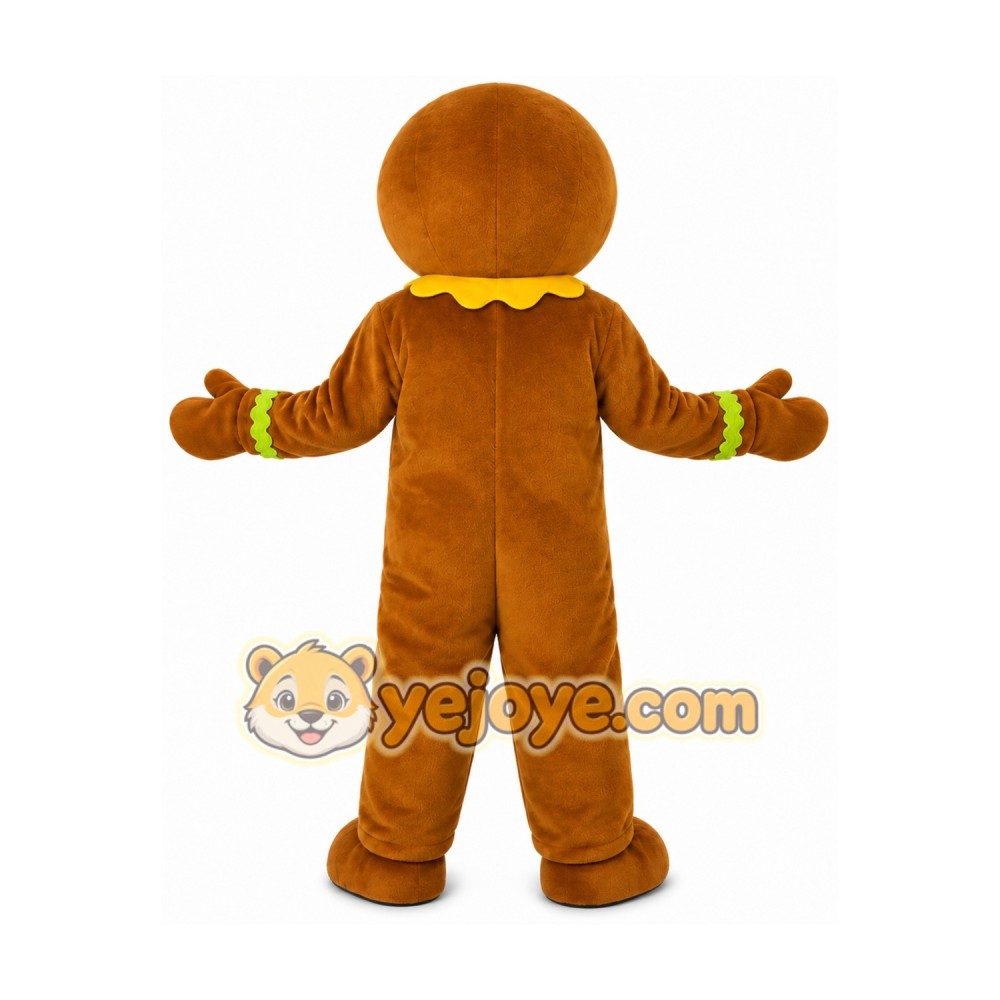 Gingerbread Man Mascot Costume Gingerbread Man Mascot Costume