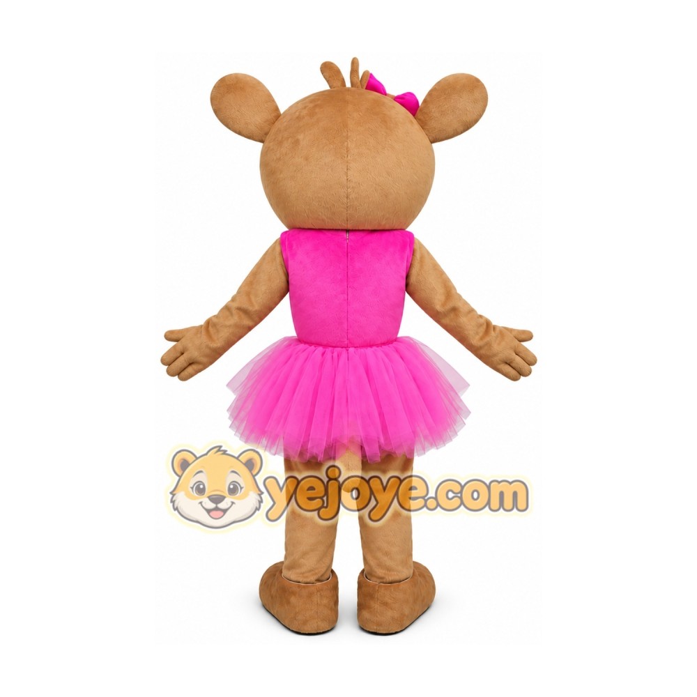 Girl Monkey Mascot Costume Girl Monkey Mascot Costume