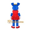 Girly Bunny Rabbit Mascot Costume Cartoon Character Girly Bunny Rabbit Mascot Costume Cartoon Character