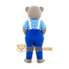Gold And Silver Bear Mascot Costume Gold And Silver Bear Mascot Costume