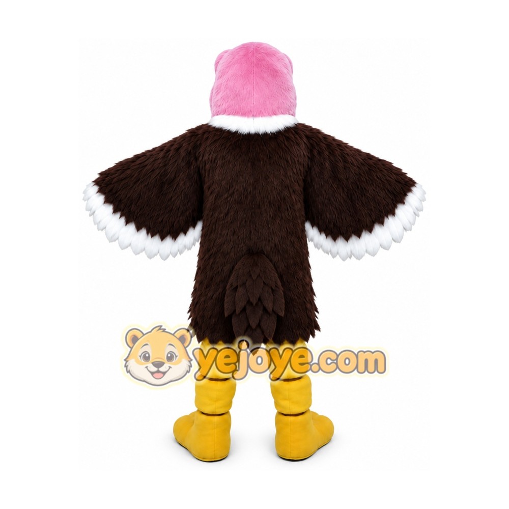 Good Quality Pink Head Vulture Mascot Costume Birds Mascot Good Quality Pink Head Vulture Mascot Costume Birds Mascot