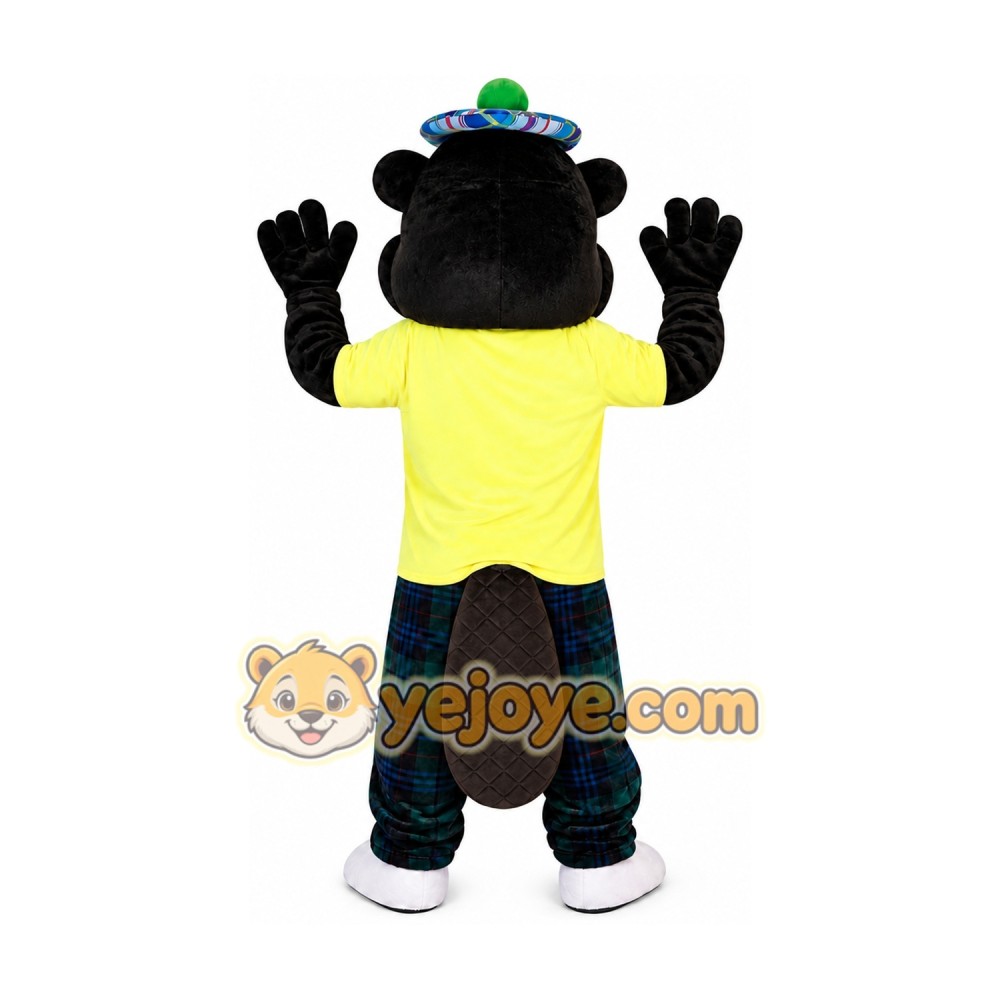 Beaver in Golf Outfit Mascot Costume Beaver in Golf Outfit Mascot Costume